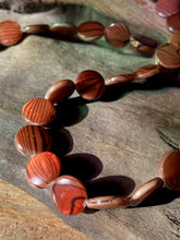 Load image into Gallery viewer, 10mm Auburn Mother of Pearl beads