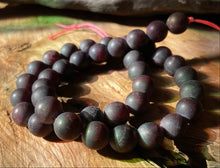 Load image into Gallery viewer, 10mm Dark Garnet beads MATTE!