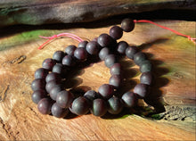 Load image into Gallery viewer, 10mm Dark Garnet beads MATTE!