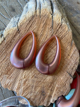 Load image into Gallery viewer, Vintage Acrylic Open Hoop