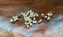 Load image into Gallery viewer, 2x2 Crimps- Gold Fill and Sterling