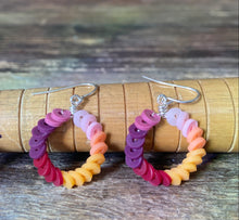 Load image into Gallery viewer, Disc-o Hoop Earrings