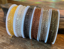 Load image into Gallery viewer, 10FT Spool of 1.8mm Cable Chain-SIX Colors!