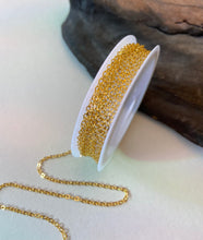 Load image into Gallery viewer, 30FT Gold Plated 1.8mm Cable Chain