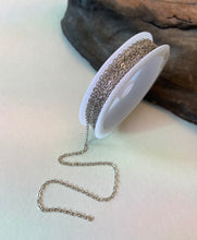 Load image into Gallery viewer, 30FT Vintage Silver 1.8mm Cable Chain