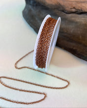 Load image into Gallery viewer, 30FT Vintage Copper 1.8mm Cable Chain