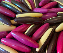 Load image into Gallery viewer, Vintage Long Oval Acrylic beads