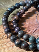 Load image into Gallery viewer, 8mm Tiger Eye BLUE