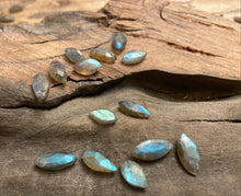 Load image into Gallery viewer, Labradorite Marquis Bead Pair (2)