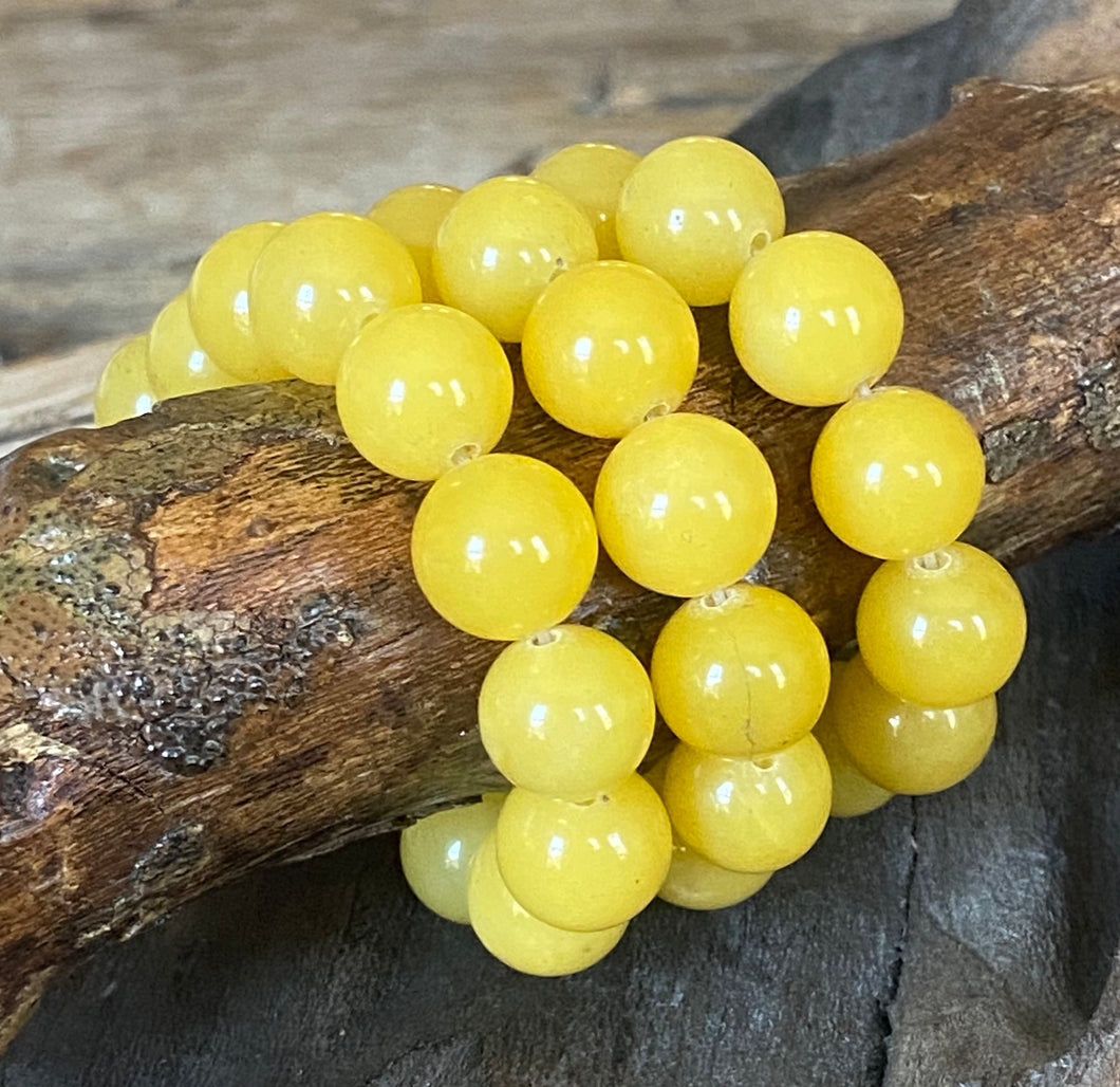 Yellow Jade beads
