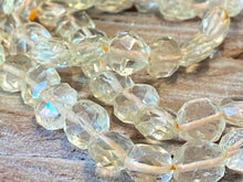 Load image into Gallery viewer, 7mm Citrine Coin Beads FACETED

