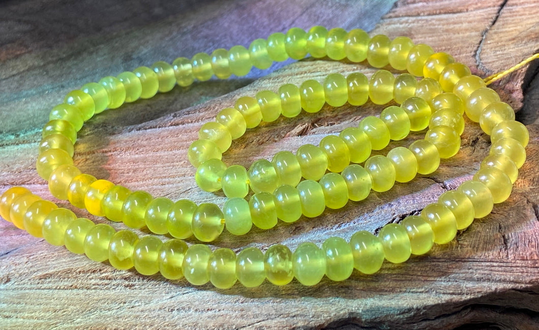 Jade Rondelle Beads