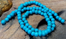 Load image into Gallery viewer, 6mm Wood Beads TURQUOISE
