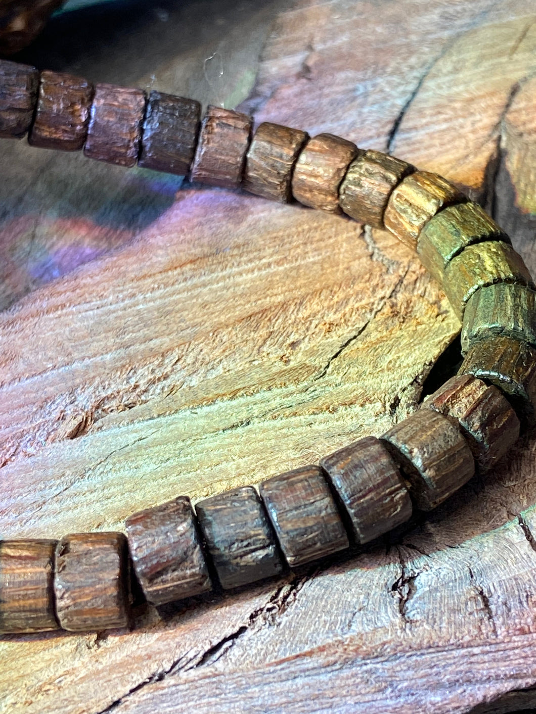 7mm Pudgy Tube Wood Beads