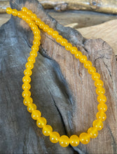 Load image into Gallery viewer, 8mm Yellow Jade beads
