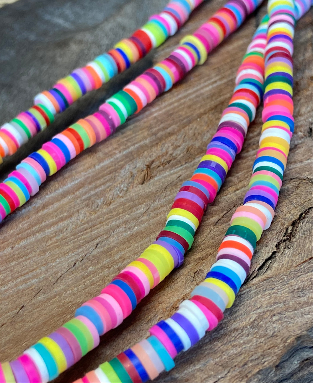 Colorful Rubber Disc beads